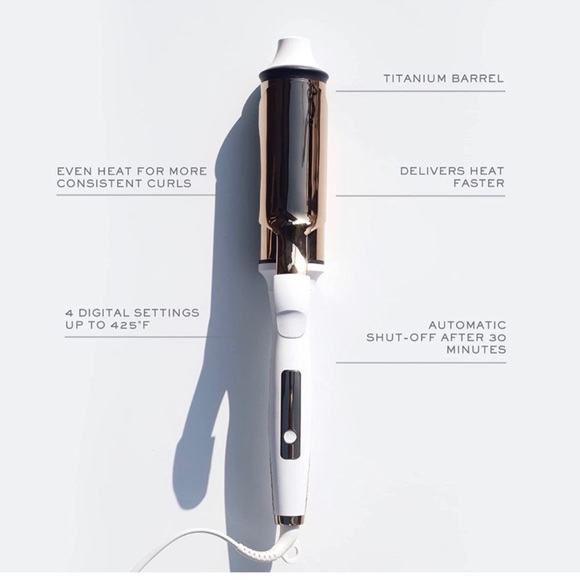 Kristin Ess Soft Bend Titanium Curling Iron for Big Blowout Waves + Volume - 2" - Picture 11 of 11